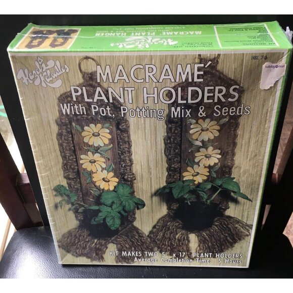 Hazel Kaboodle Kit Macrame Plant Holders Wall Hanging Plant Holders - Picture 5 of 5